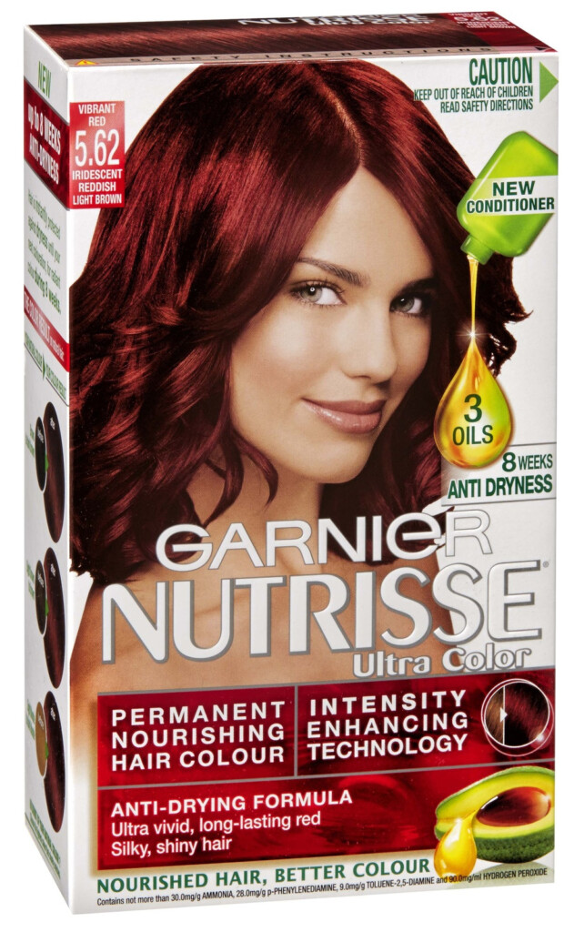 Garnier Red Hair Color Chart
