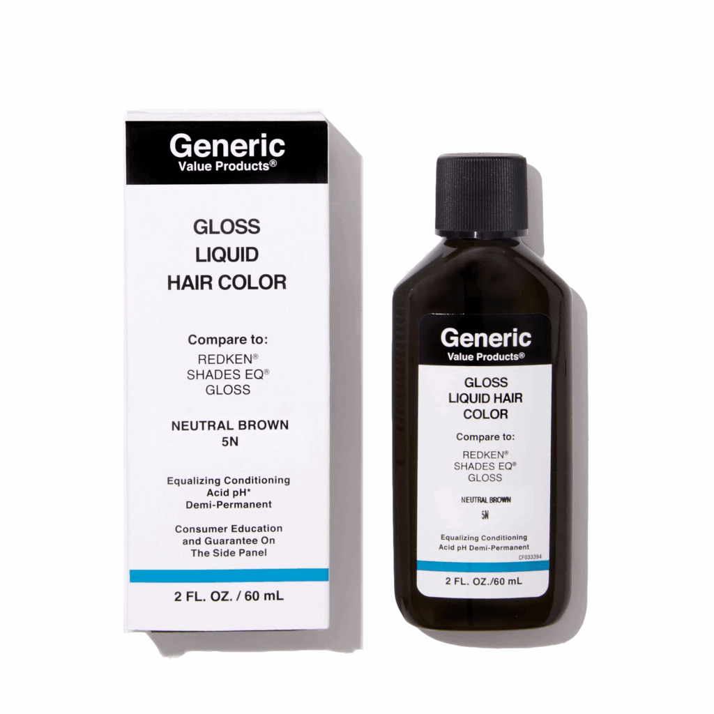 Generic Value Product 5N Neutral Brown Demi Permanent Gloss Liquid Hair 