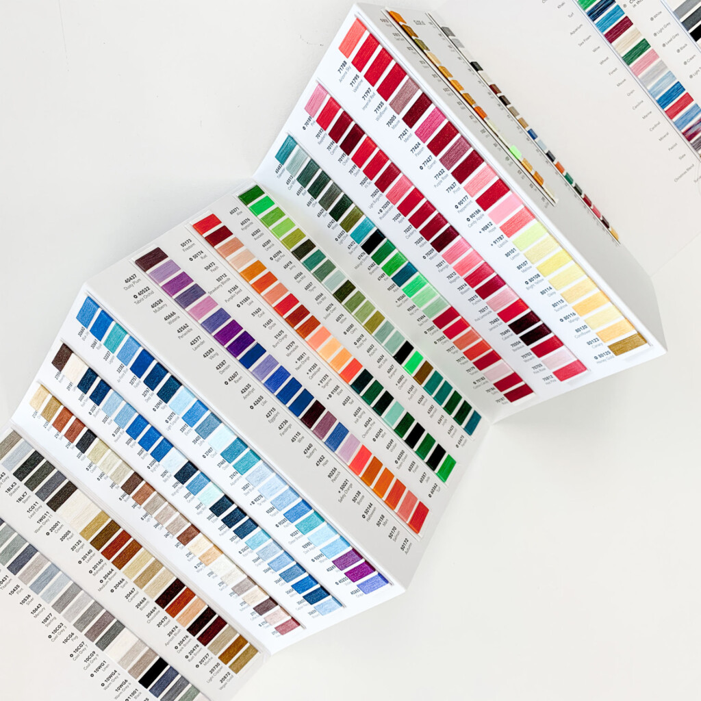 Glide Embroidery Thread Color Chart