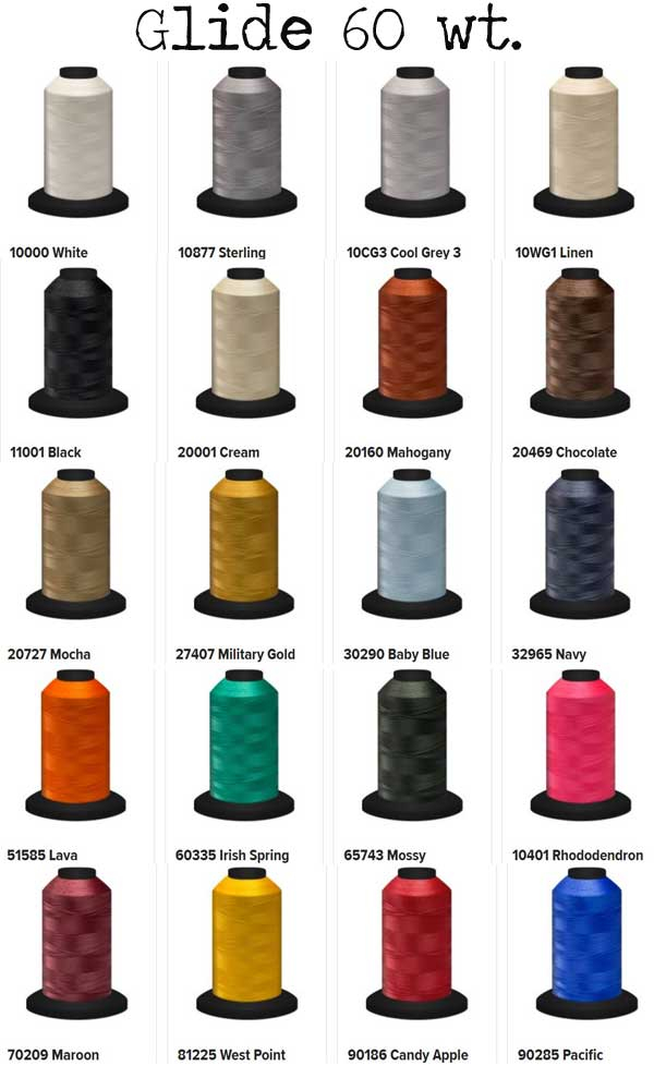 Glide Thread Color Chart Chartdevelopment