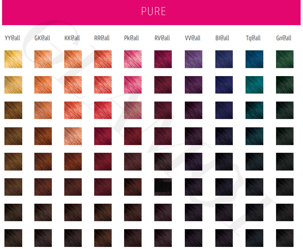 Goldwell Elumen Color Chart Goldwell Color Chart Char Vrogue co