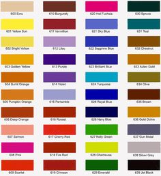 Good Dye Young Color Chart Dye Spooky