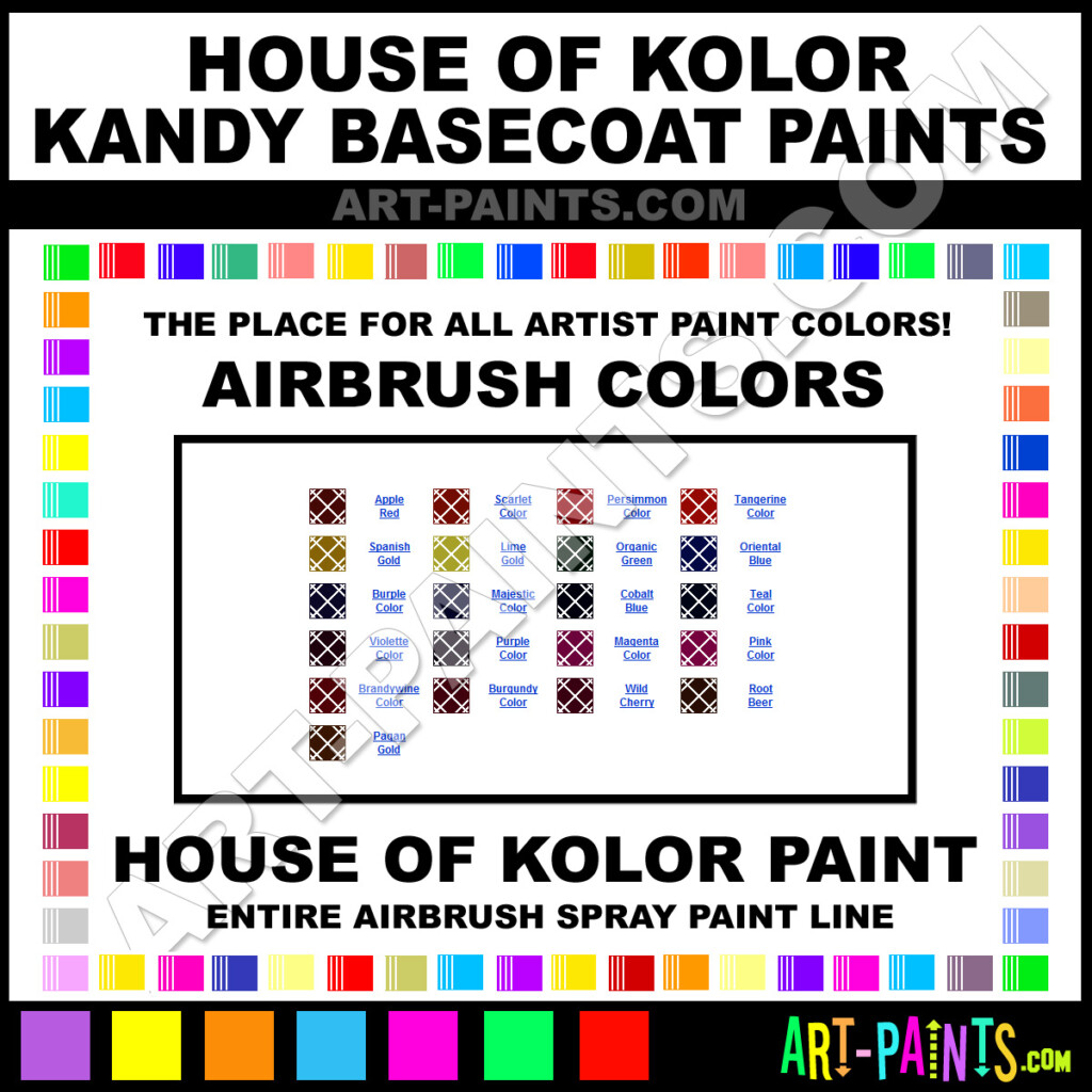  House Of Kolor Kandy Paint Color Chart Free Download Gambr co
