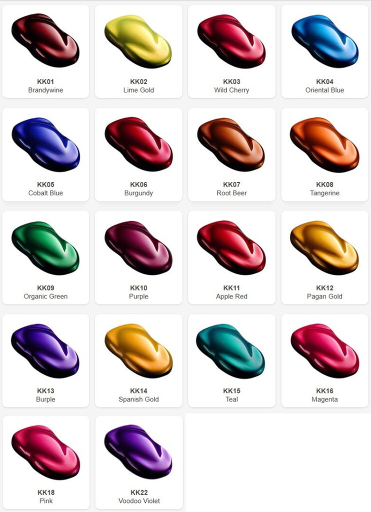 House Of Kolor Paint Chart Book View Painting