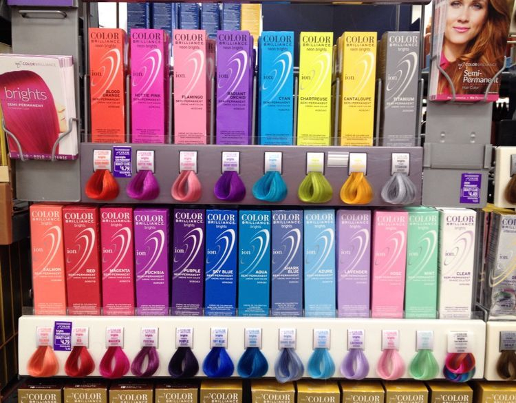 Ion Brights Semi Permanent Hair Color Chart Jerykits