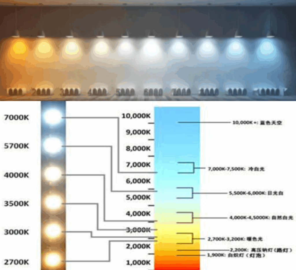 Led Lighting Color Temperature Chart