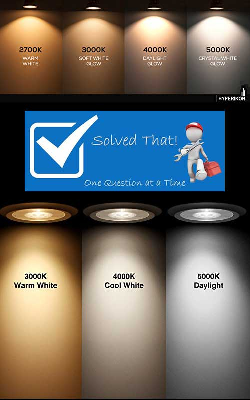 Light Bulb Temperature Chart