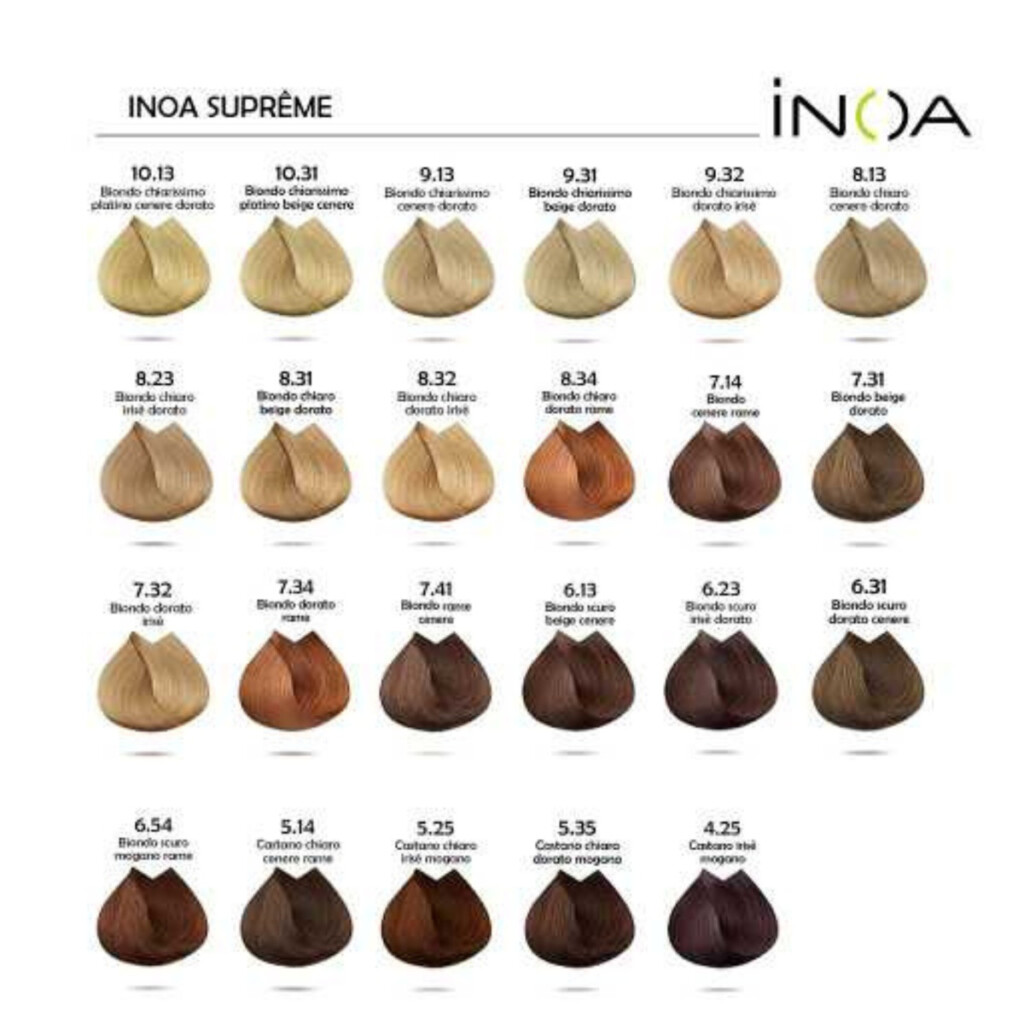Loreal Professional Inoa Hair Colour Chart Infoupdate