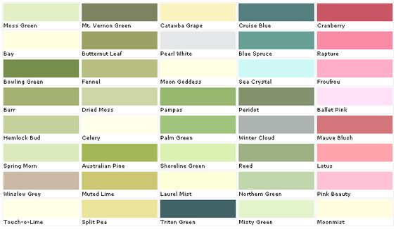 Lowes Paint Color Chart House Paint Color Chart Chip Sample Swatch 