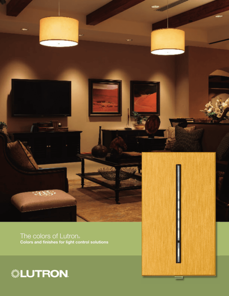 Lutron Satin Color Chart