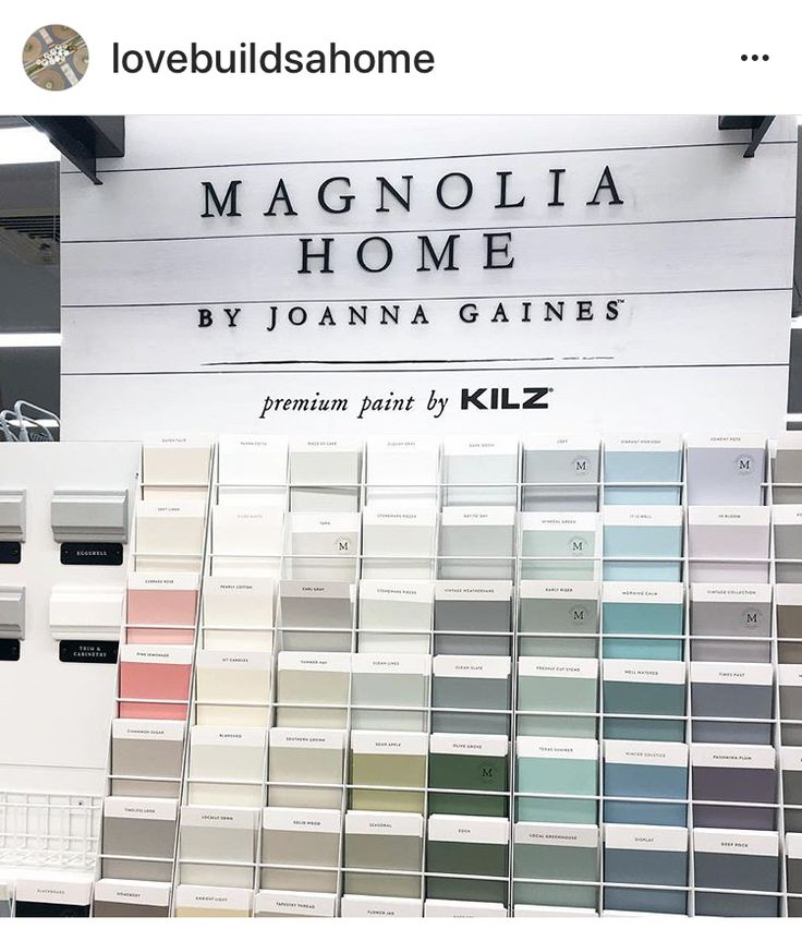 Magnolia Paint Color Chart