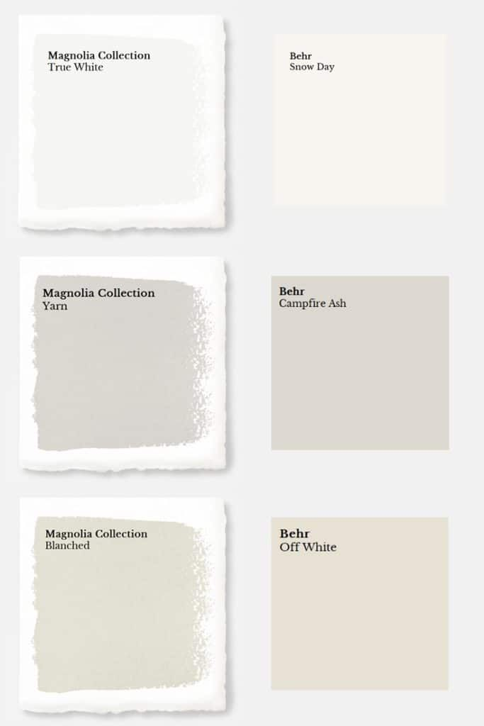 Magnolia Paint Rgb Color Chart