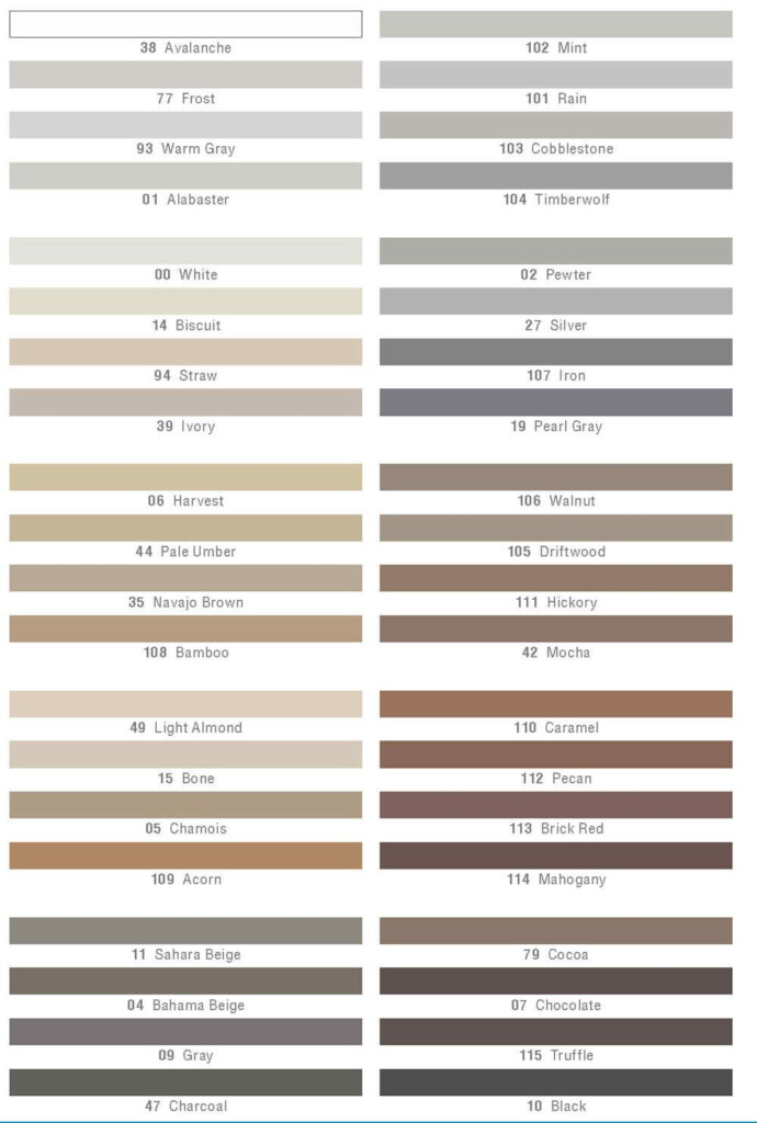 Mapei Grout Color Chart Grout Coverage Artofit