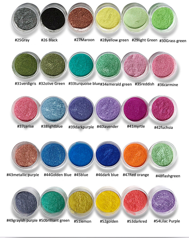Mica Powder Color Chart Paramount Coatings The Colors Of Us Shimmer 