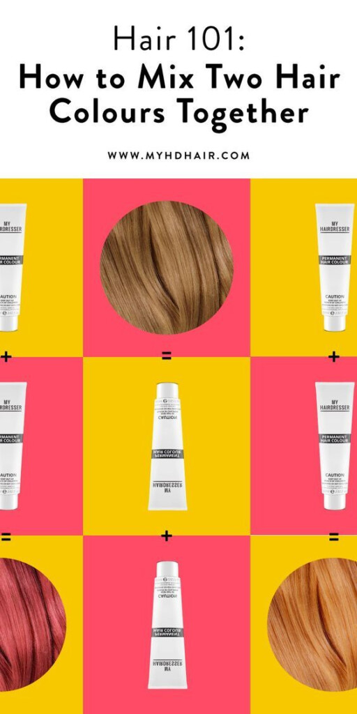 Mixing Hair Colors Chart Printable Templates Free