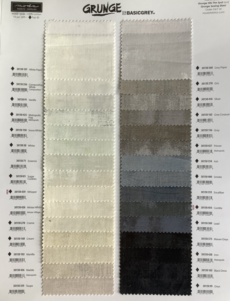 Moda Grunge Color Chart App Lab