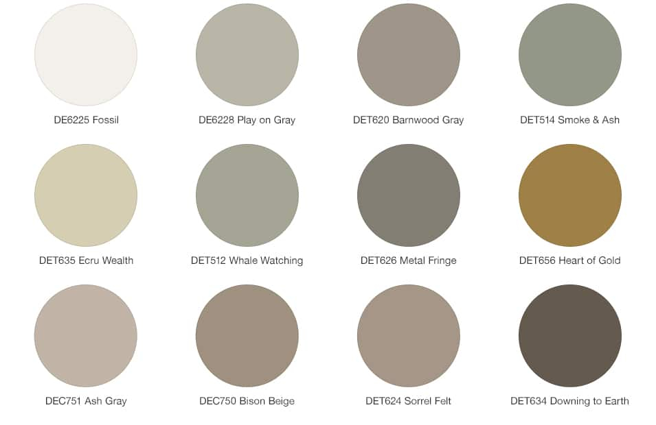 Modern Color Palette Dunn Edwards Paints
