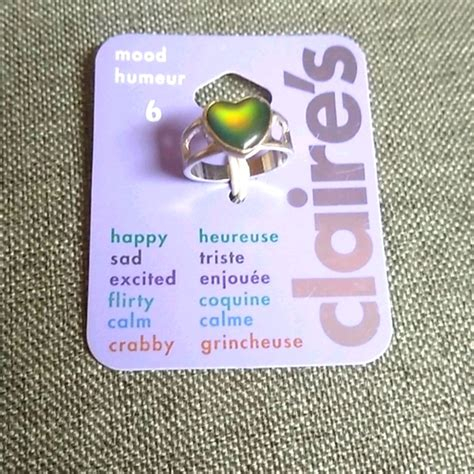 Mood Ring Color Chart Claire 39 s Warehouse Of Ideas