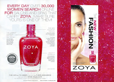 NAILS BEAUTIQUED 2012 Zoya Nail Polish Color Chart In Nail Pro 