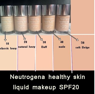 Neutrogena Healthy Skin Foundation Color Chart Www inf inet