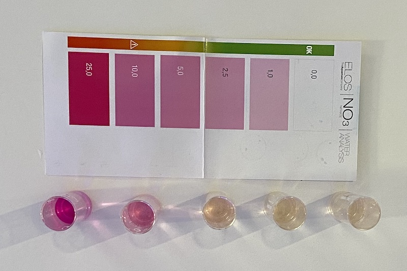Nitrate Test Color Chart