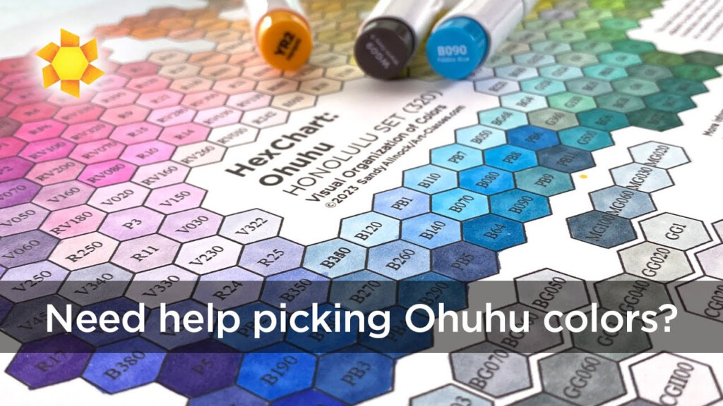 Ohuhu Markers 320 Color Chart Infoupdate