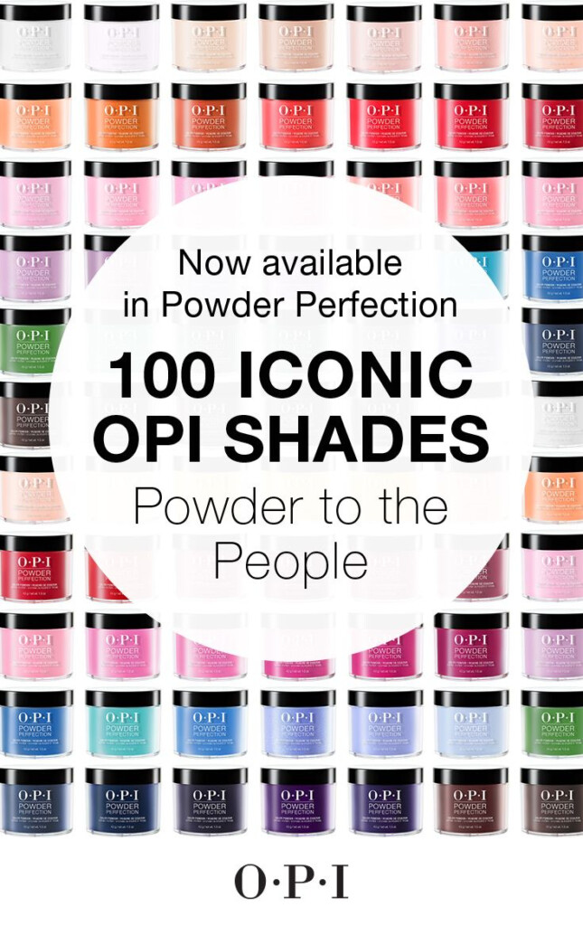 Opi Dip Powder Color Chart