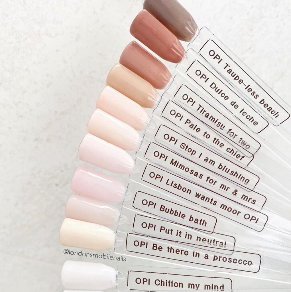 Opi Gel Opi Color Chart