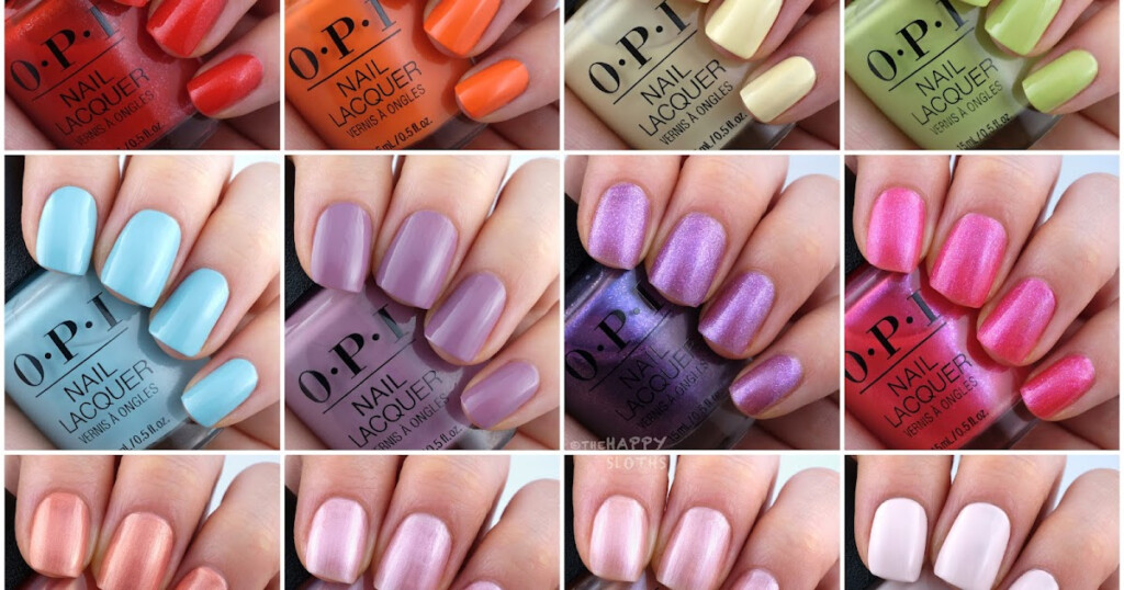 Opi Nail Polish Color Chart The Best Opi Gel Nail Colors Chart