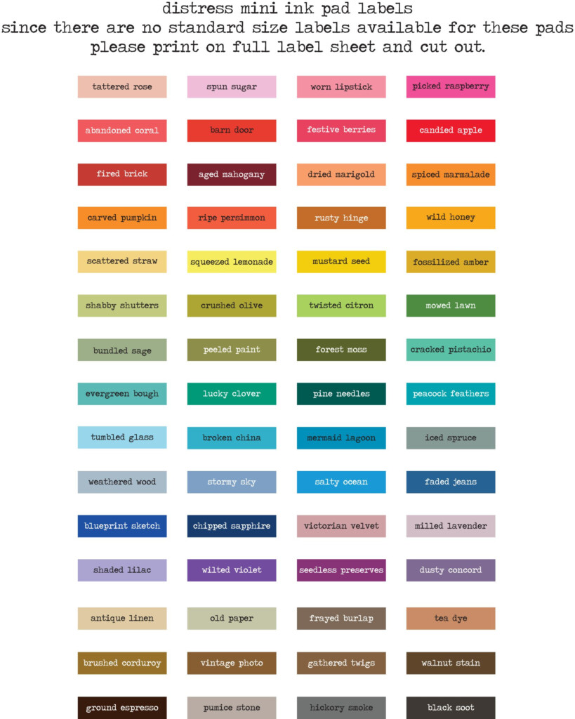 Oxide Color Chart Time2scrap