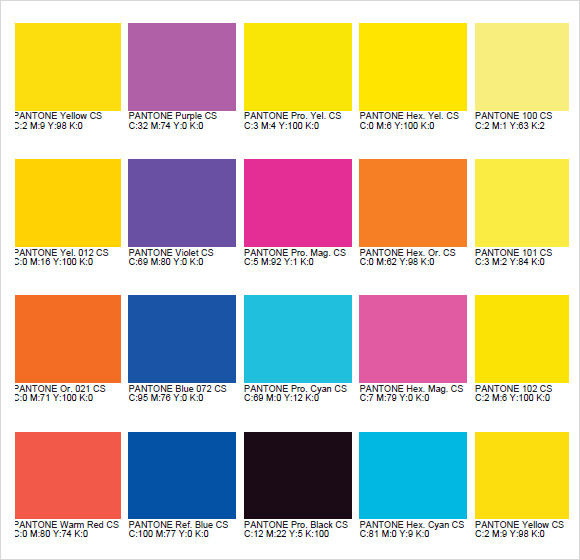 Pantone Color Chart Pantone Up Your Life Pantone Color Chart Pms 