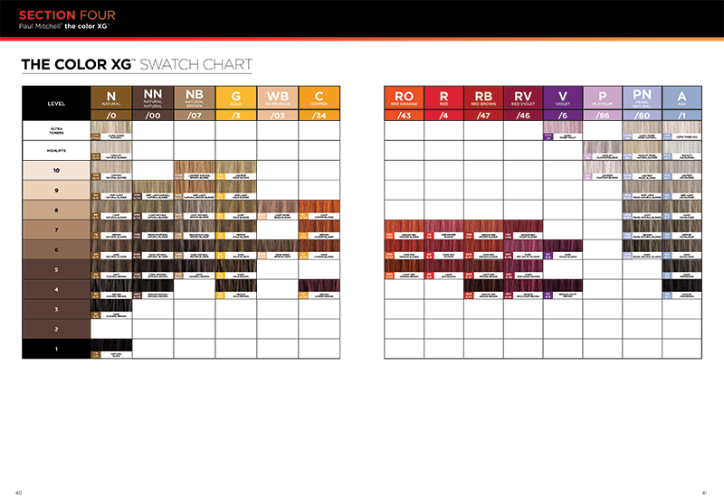 Paul Mitchell Color Chart Atelier yuwa ciao jp