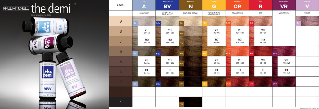 Paul Mitchell Hair Color Chart Matthew Schey