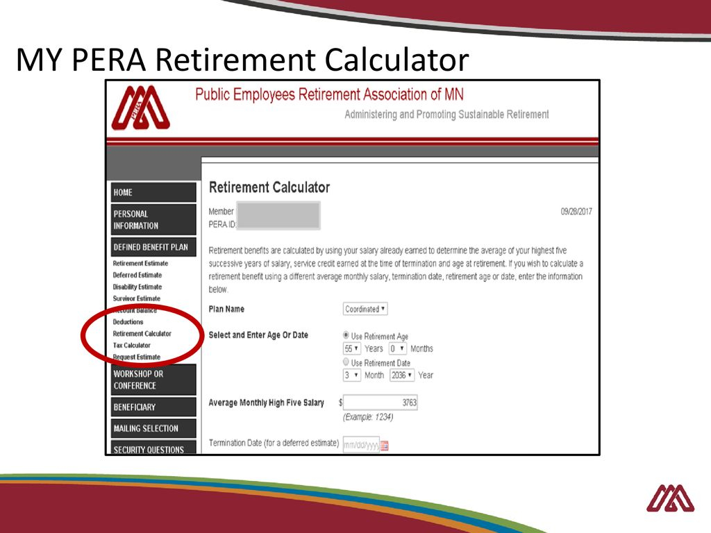 Pera Teacher Retirement Chart A Visual Reference Of Charts Chart Master
