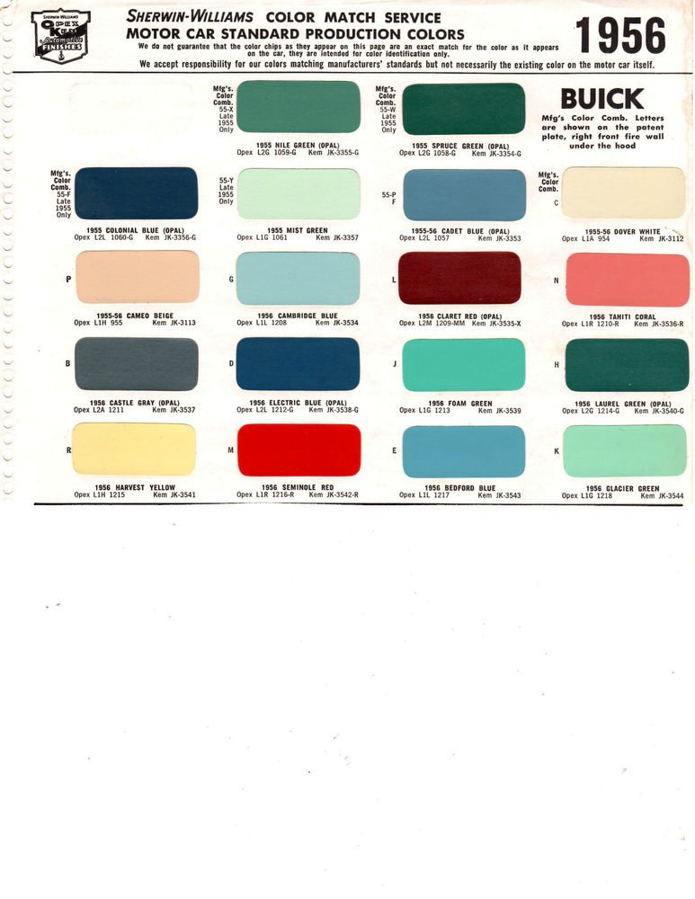 Porc A Fix Color Chart