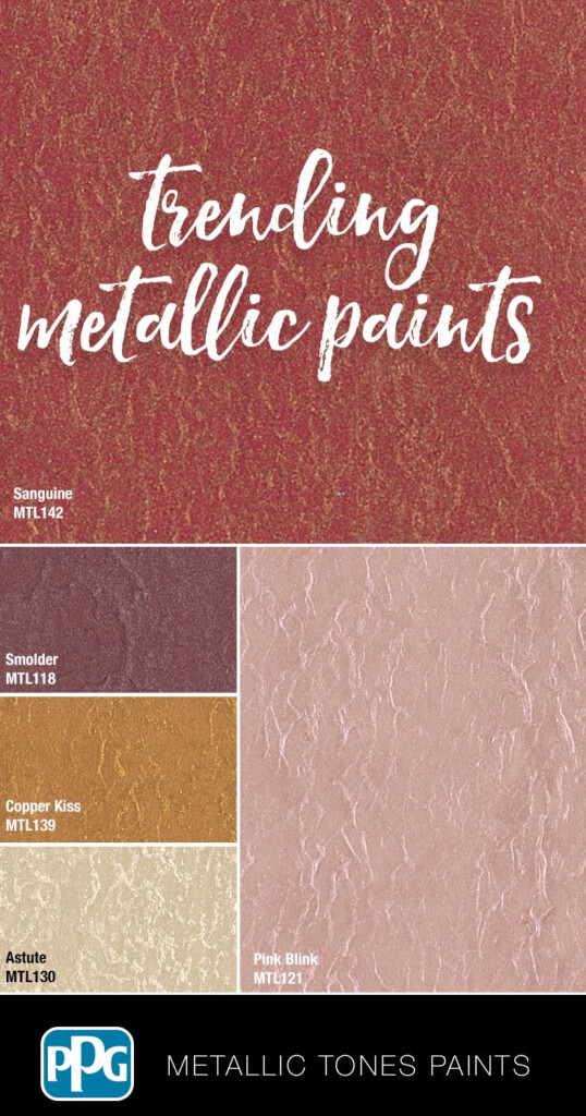 Ppg Metallic Tones Color Chart A Visual Reference Of Charts Chart Master
