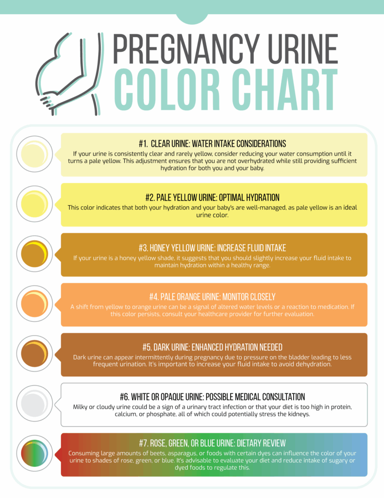 Printable Urine Color Chart For Pregnancy WordLayouts