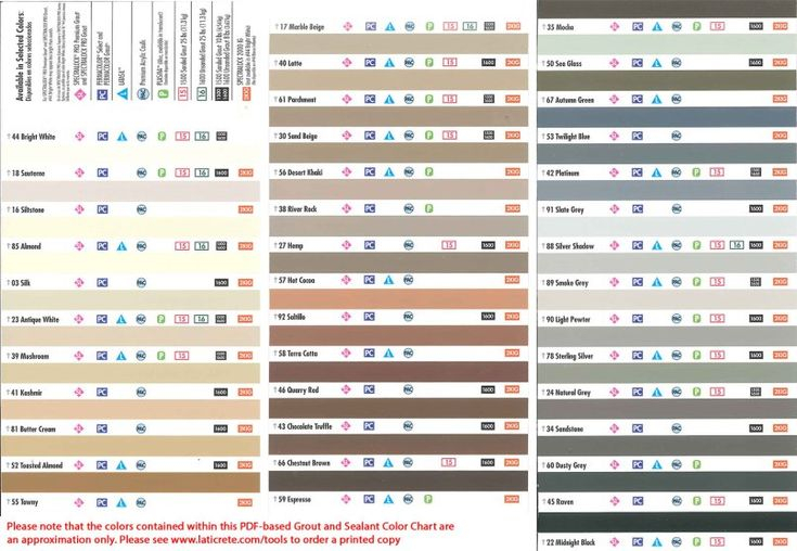 Prism Grout Color Samples Warehouse Of Ideas