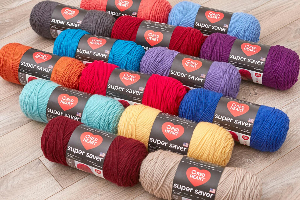 Red Heart Super Saver Yarn Color Chart