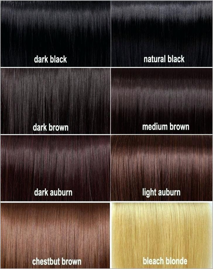 Reddish Brown Hair Color Chart Warehouse Of Ideas