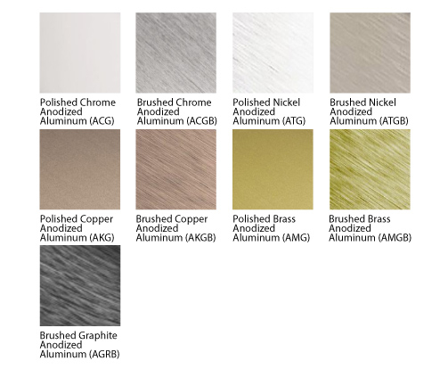 Schluter Reno Color Chart