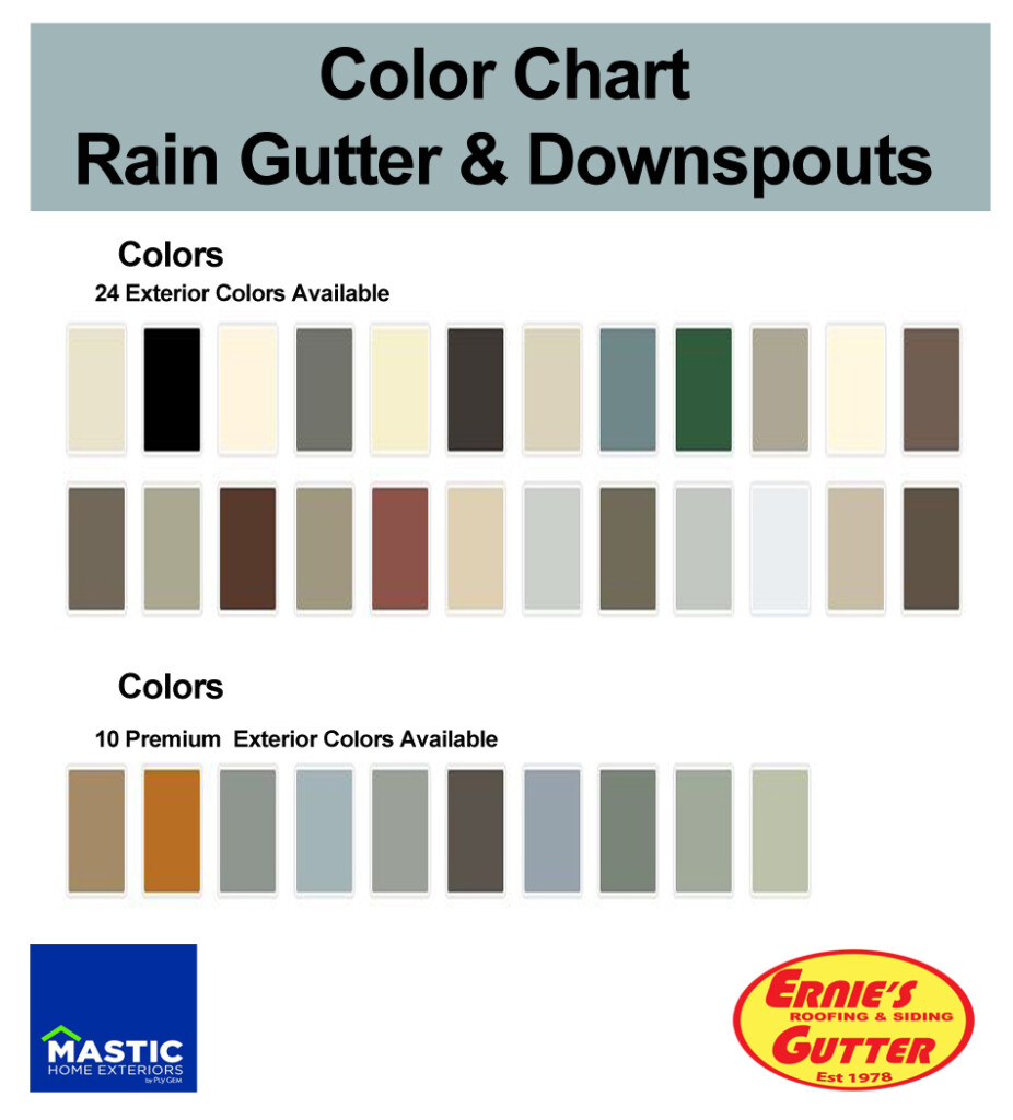 Seamless Gutter Color Chart