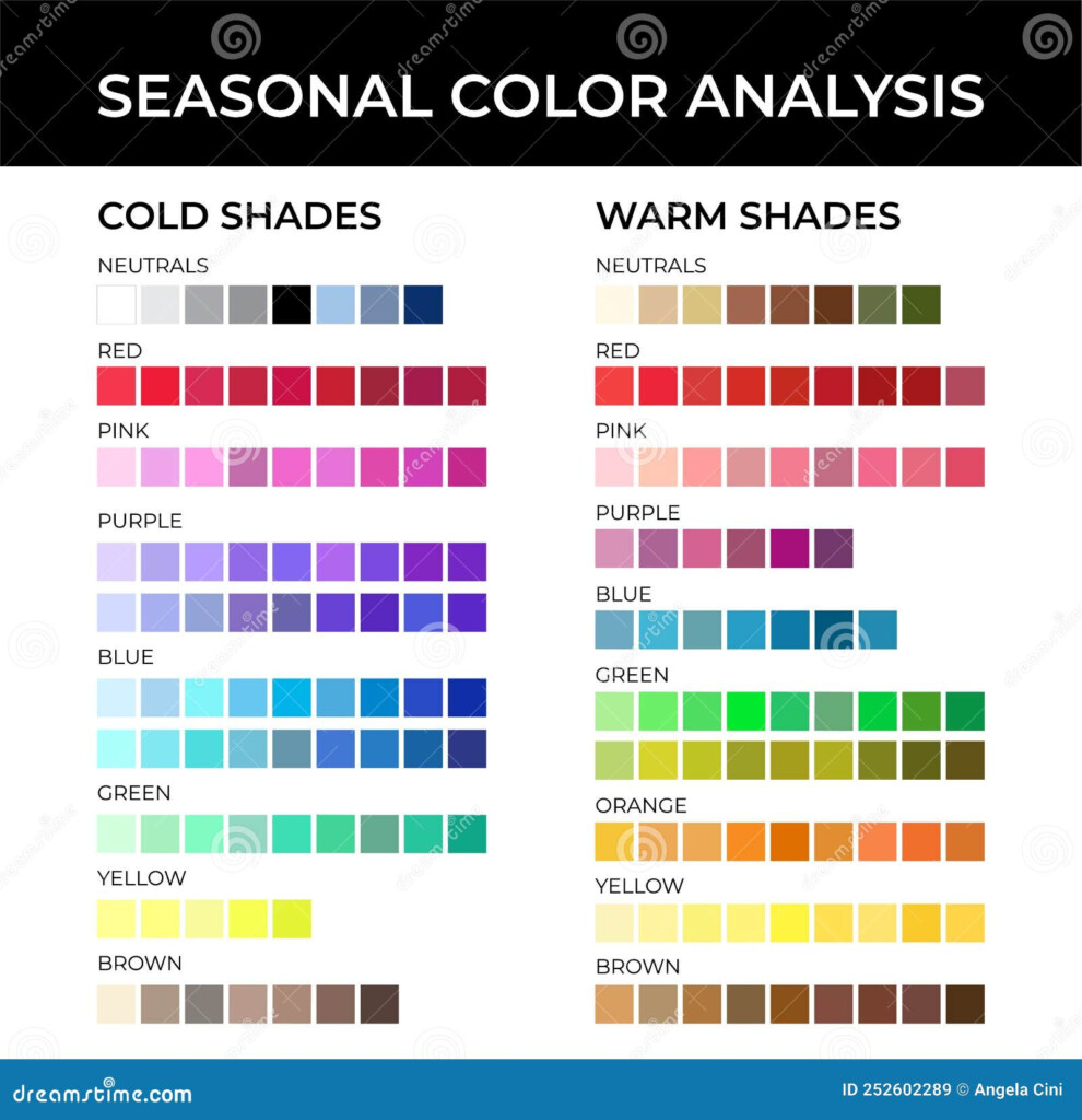 Seasonal Color Palette Chart NBKomputer