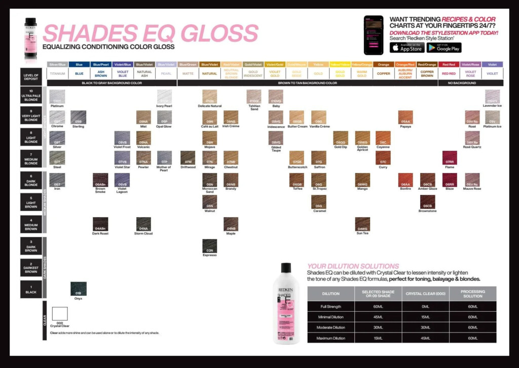 Shades Eq Color Chart 7M Warehouse Of Ideas