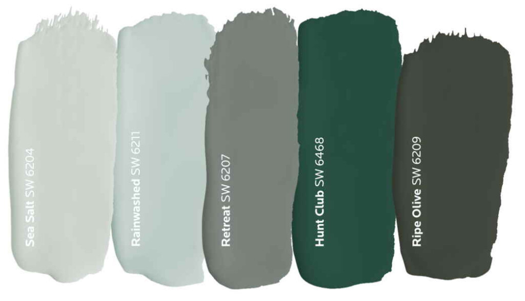 Sherwin Williams Green Paint Colors Interiors By Color