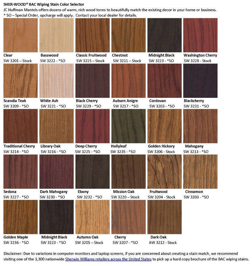 Sherwin Williams Stain Color Chart Howtodoes