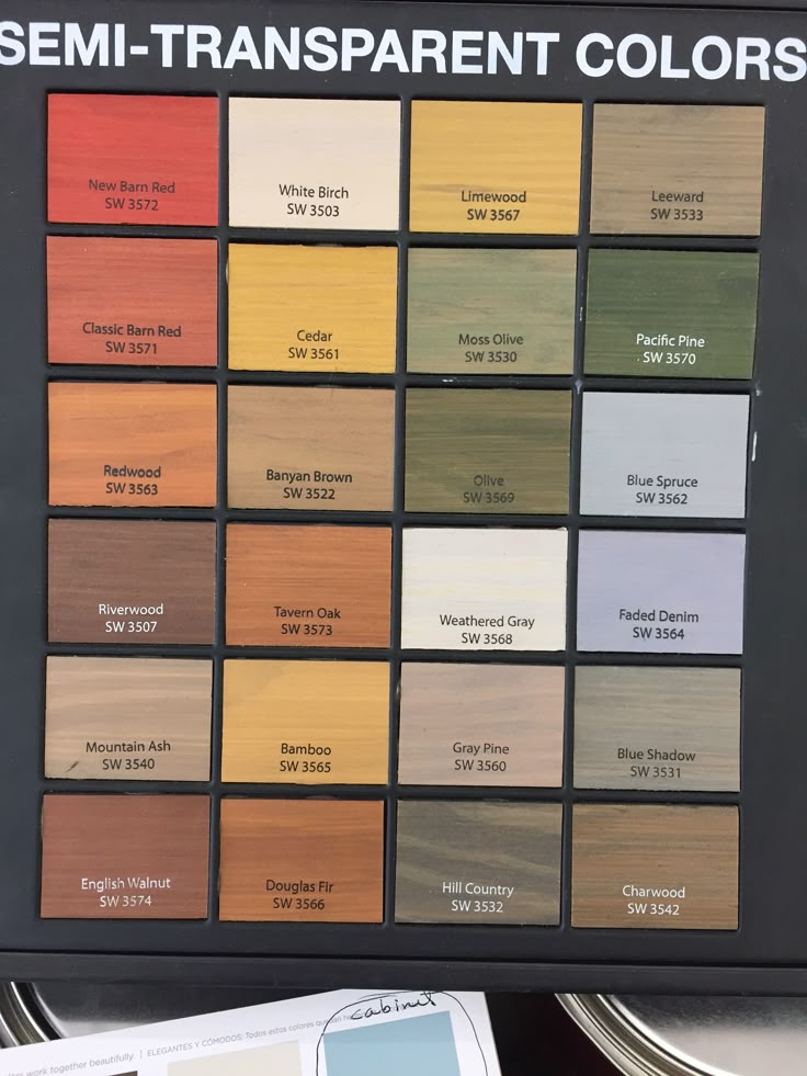 Sherwin Williams Stain Color Chart Vrogue co