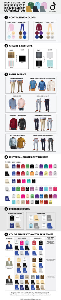 Shirt And Pants Color Combinations Chart Dresses Images 2022