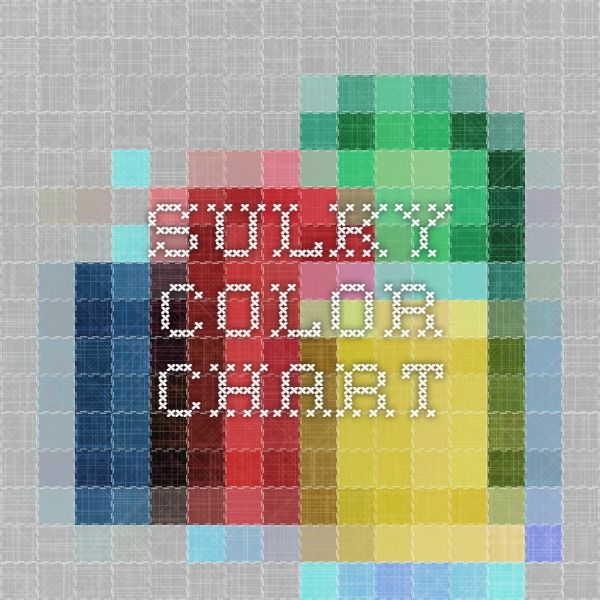Sulky Thread Printable Color Chart