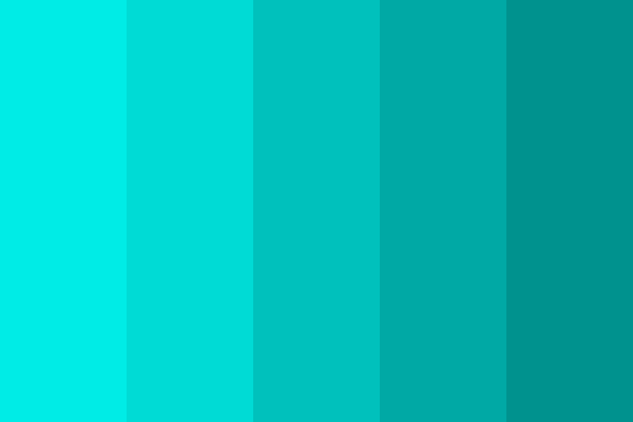 Teal Color Palette